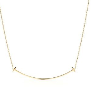 18k yellow gold Tiffany Smile Necklace